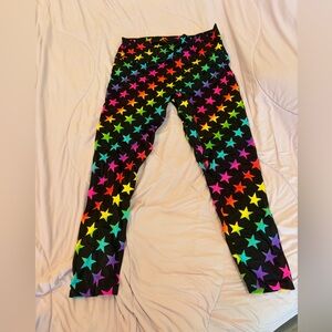 K-DEER Multicolor Star Pattern Leggings